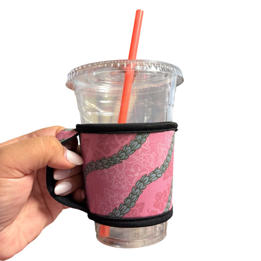 [Cup Sleeve w/ Handle] Pink Pakalana