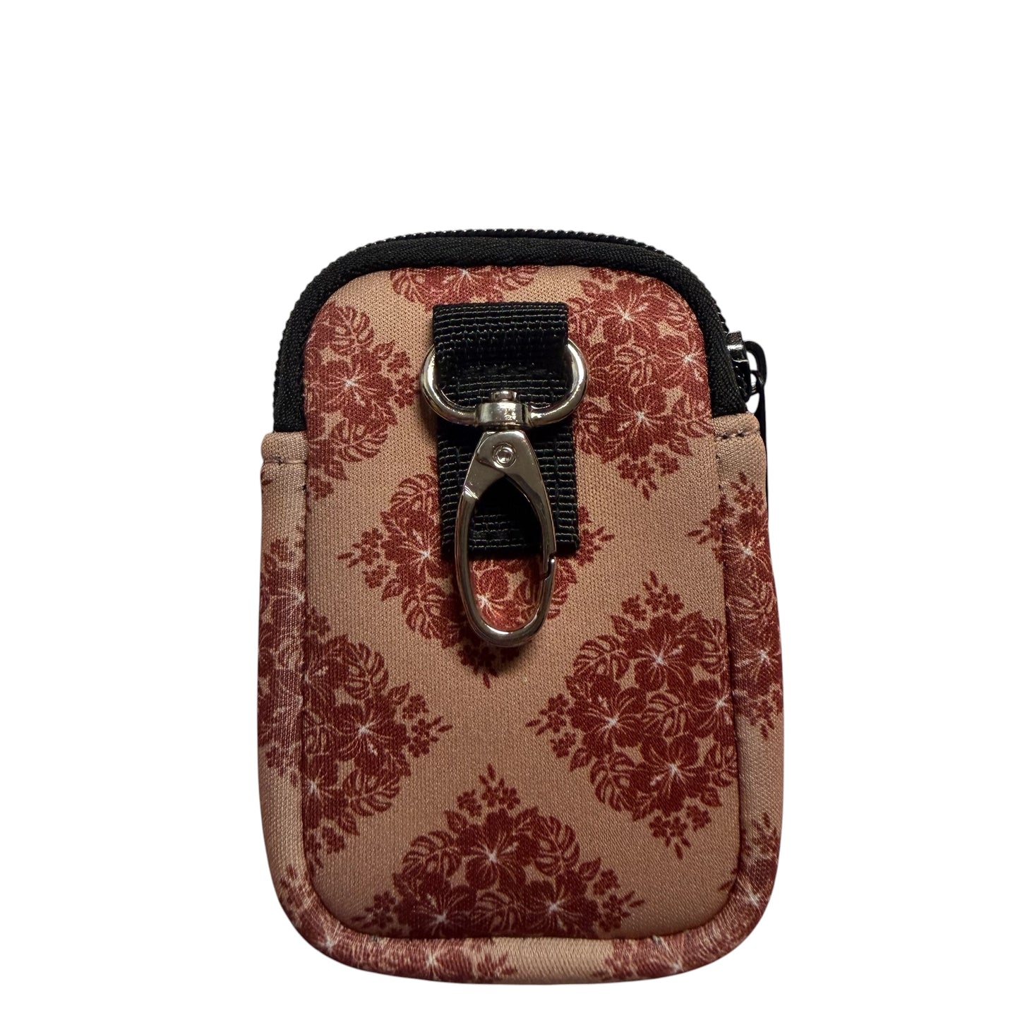 [Card Pouch w/ clip] Hibiscus Tiles