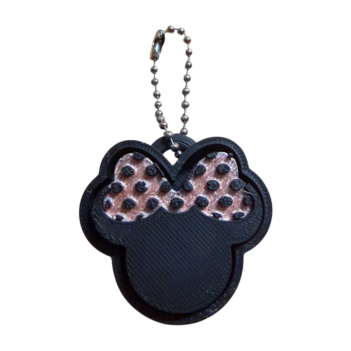 [Clicker] Girl Mouse Head Keychain