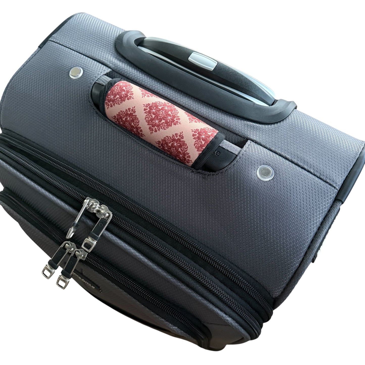 [Luggage Handle Wrap] Hibiscus Tiles