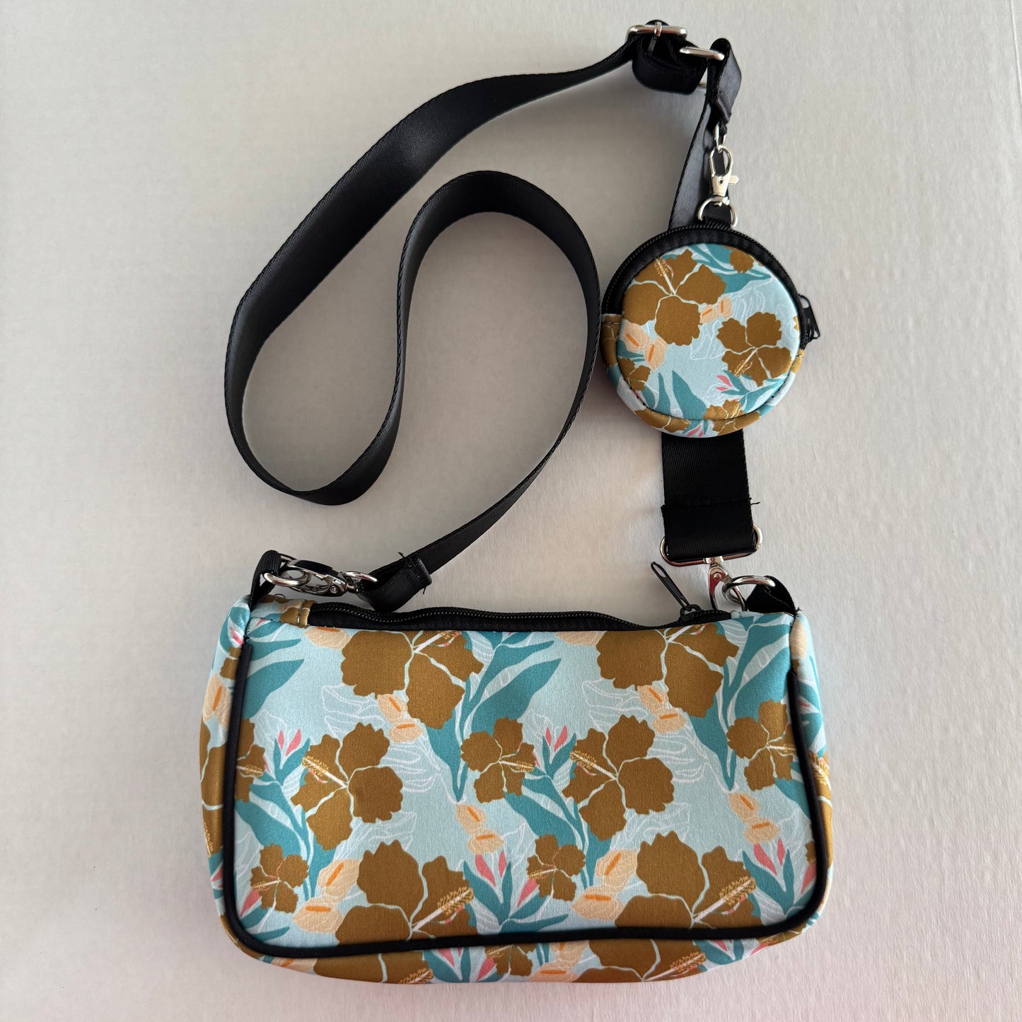Neoprene Crossbody Bag w/ Pouch *SALE*