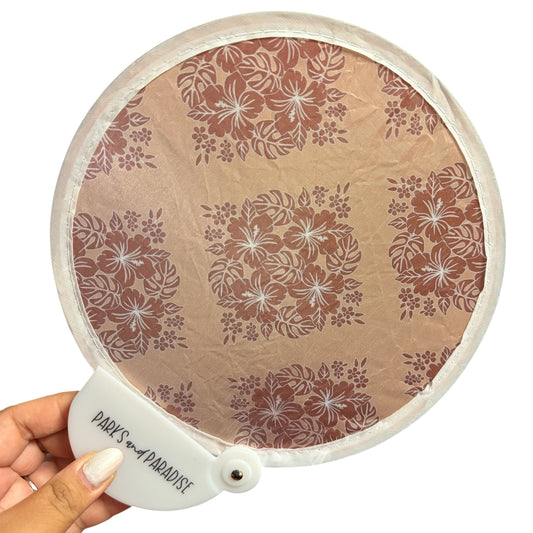 [Foldable Fan] Hibiscus Tiles