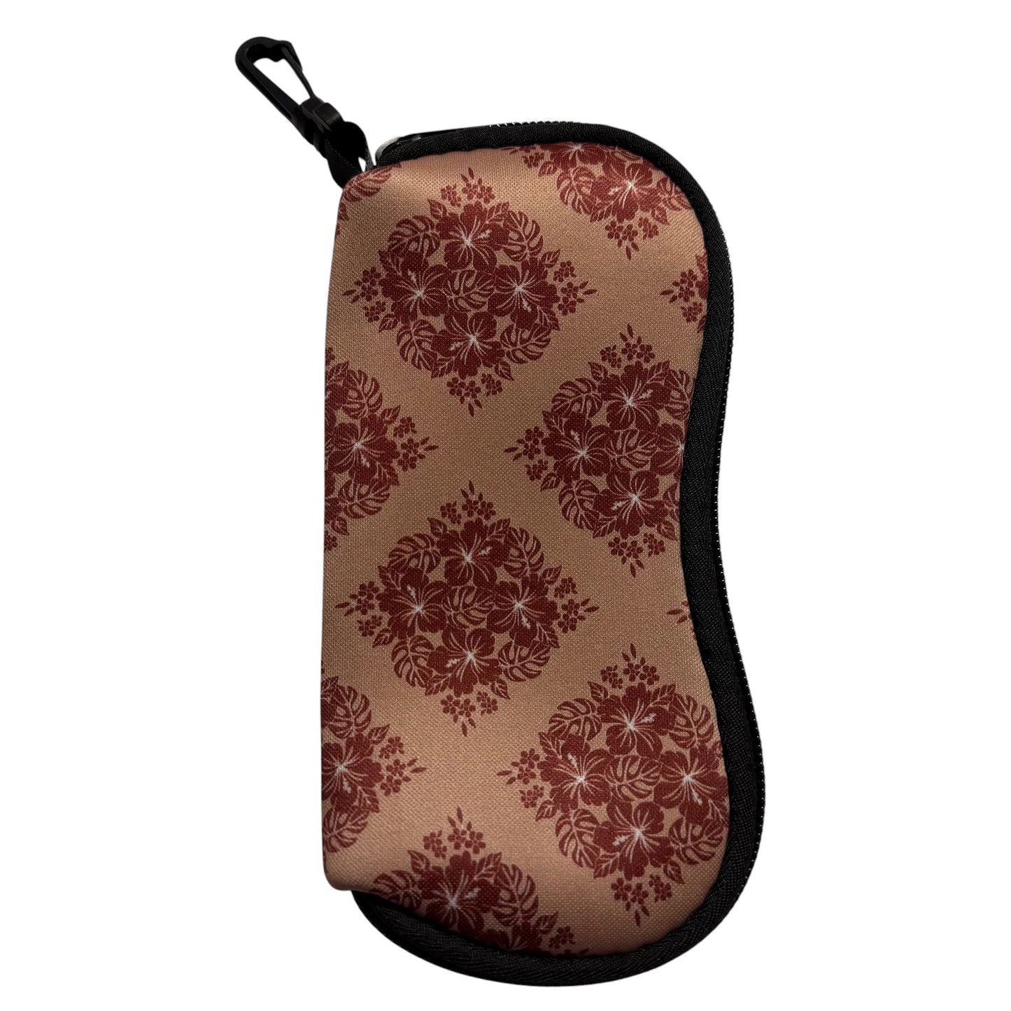 [Sunglass Case w/ clip] Hibiscus Tiles