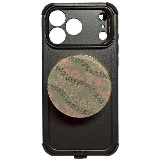 [Magnetic Phone Grip] Green Pakalana