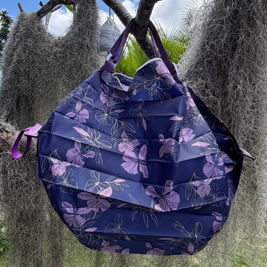 [Reusable Bag] *Main St. Aloha Co* Navy White Ginger